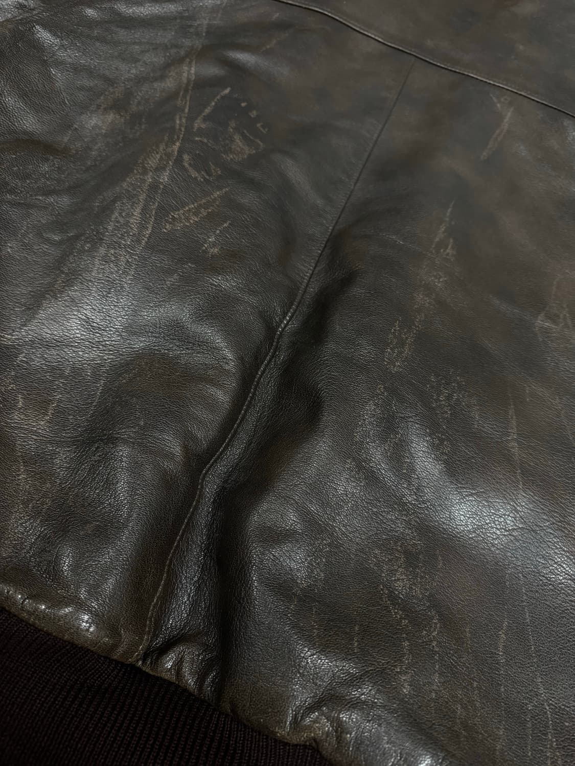 USA made)엘엘빈(llbean) G-1 레더자켓 44 상품이미지9