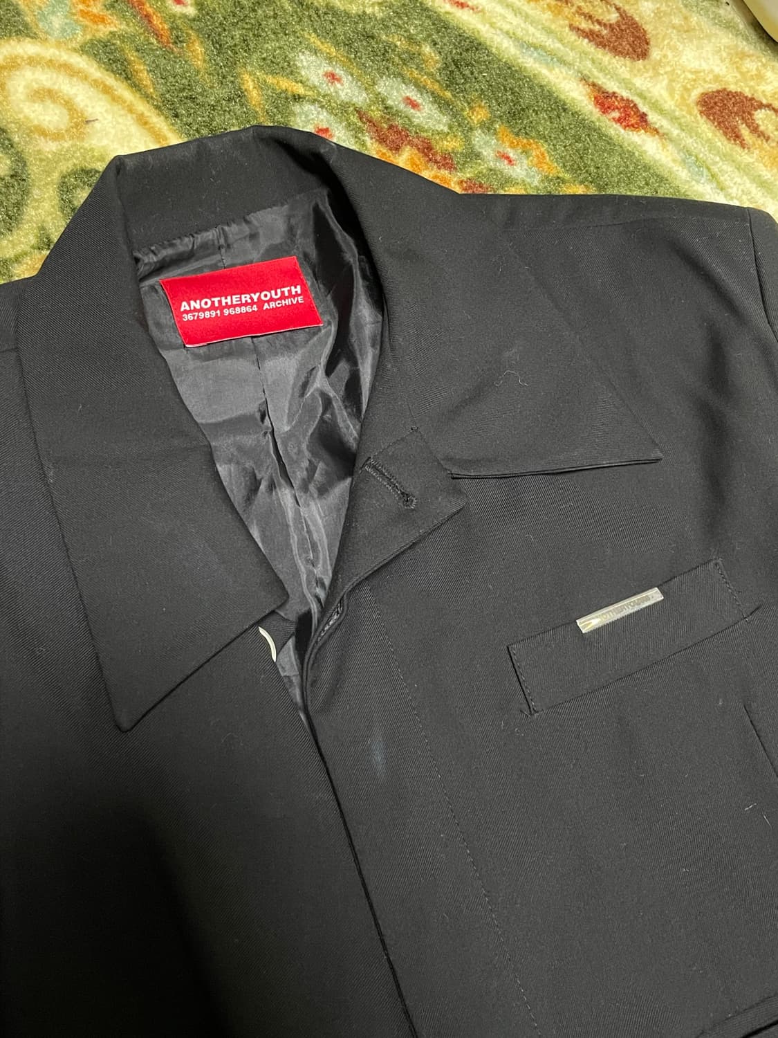 어나더유스 크롭 자켓 블랙 상품이미지2