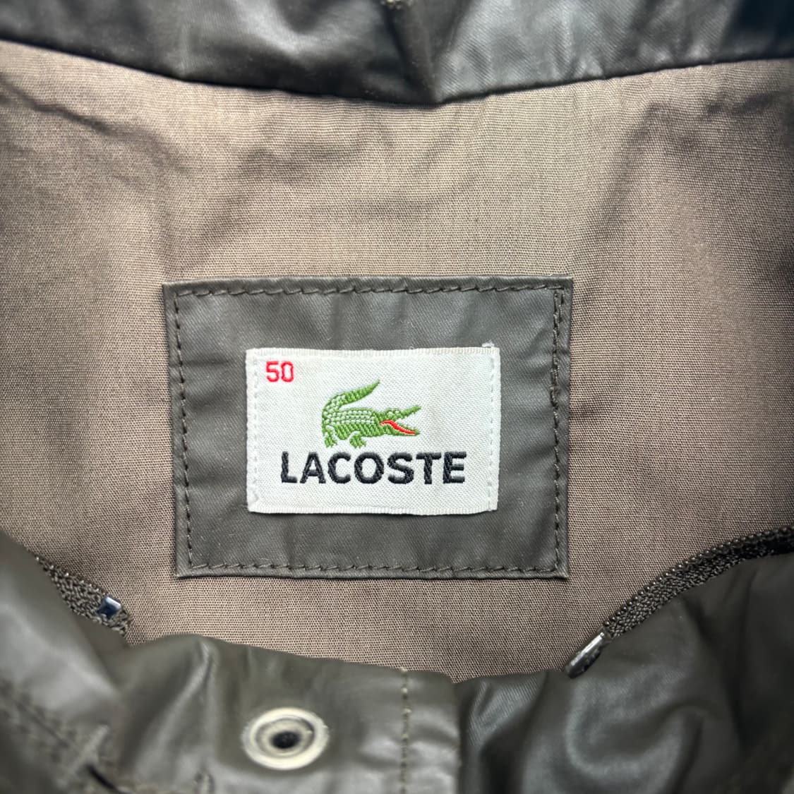 라코스테 브라운 코팅 클래식 자켓 L 상품이미지7