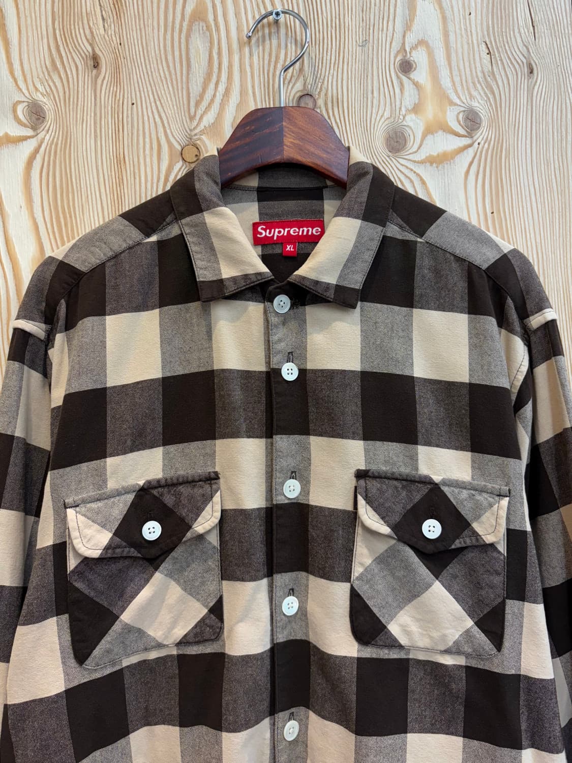90s 슈프림 체크 셔츠 상품이미지3