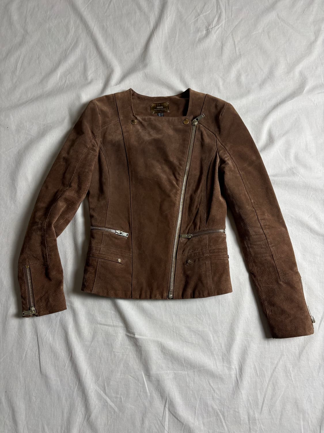 Mango 리얼레더 자켓 XS 상품이미지1