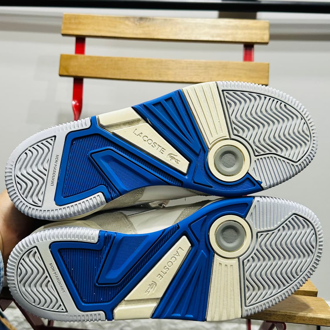 UK8 270) 라코스테 운동화 남성 남자 신발 라인샷 래더 상품이미지7