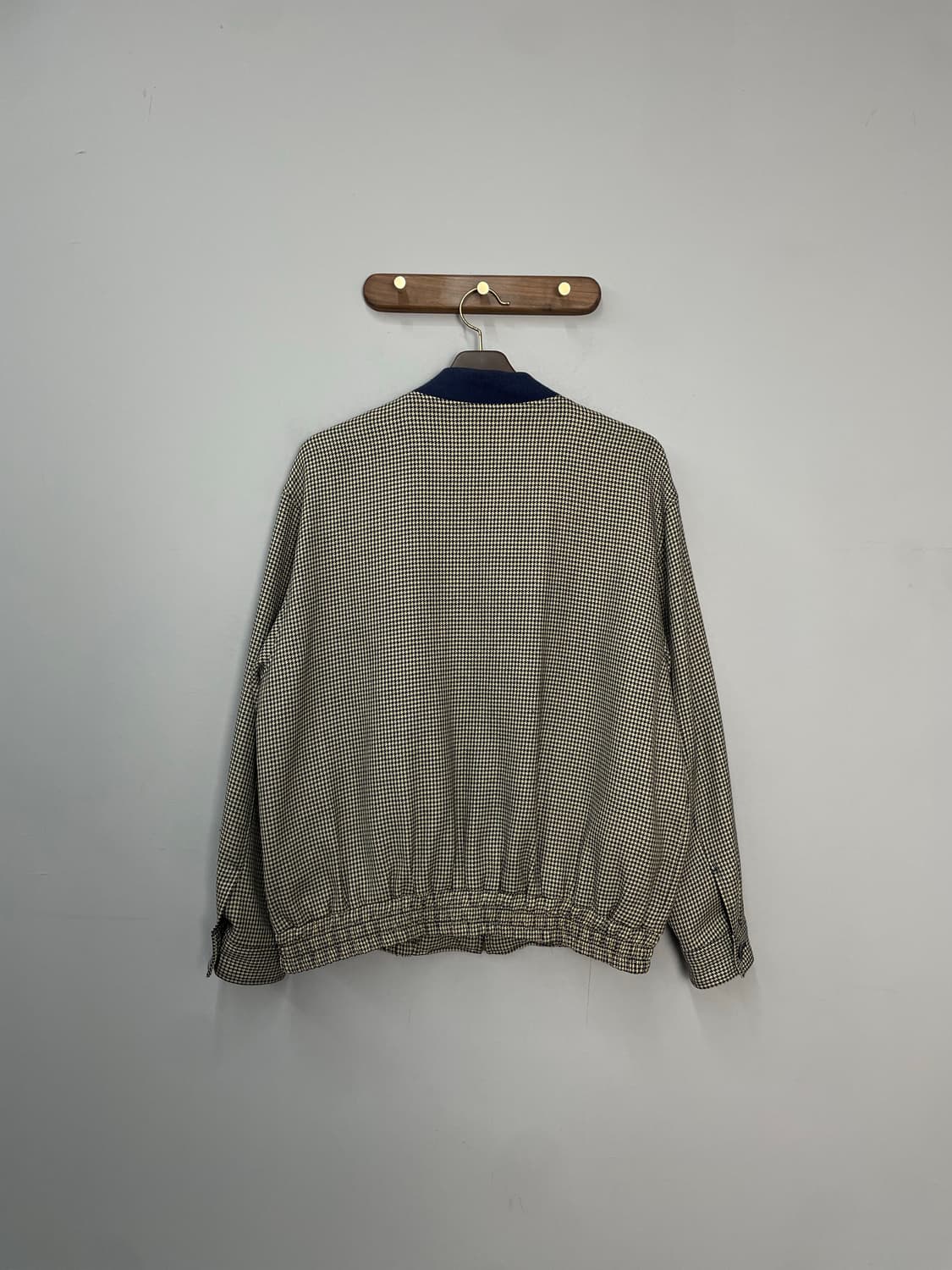 크리스찬 디올 빈티지 체크 블루종 자켓 H2163 상품이미지4