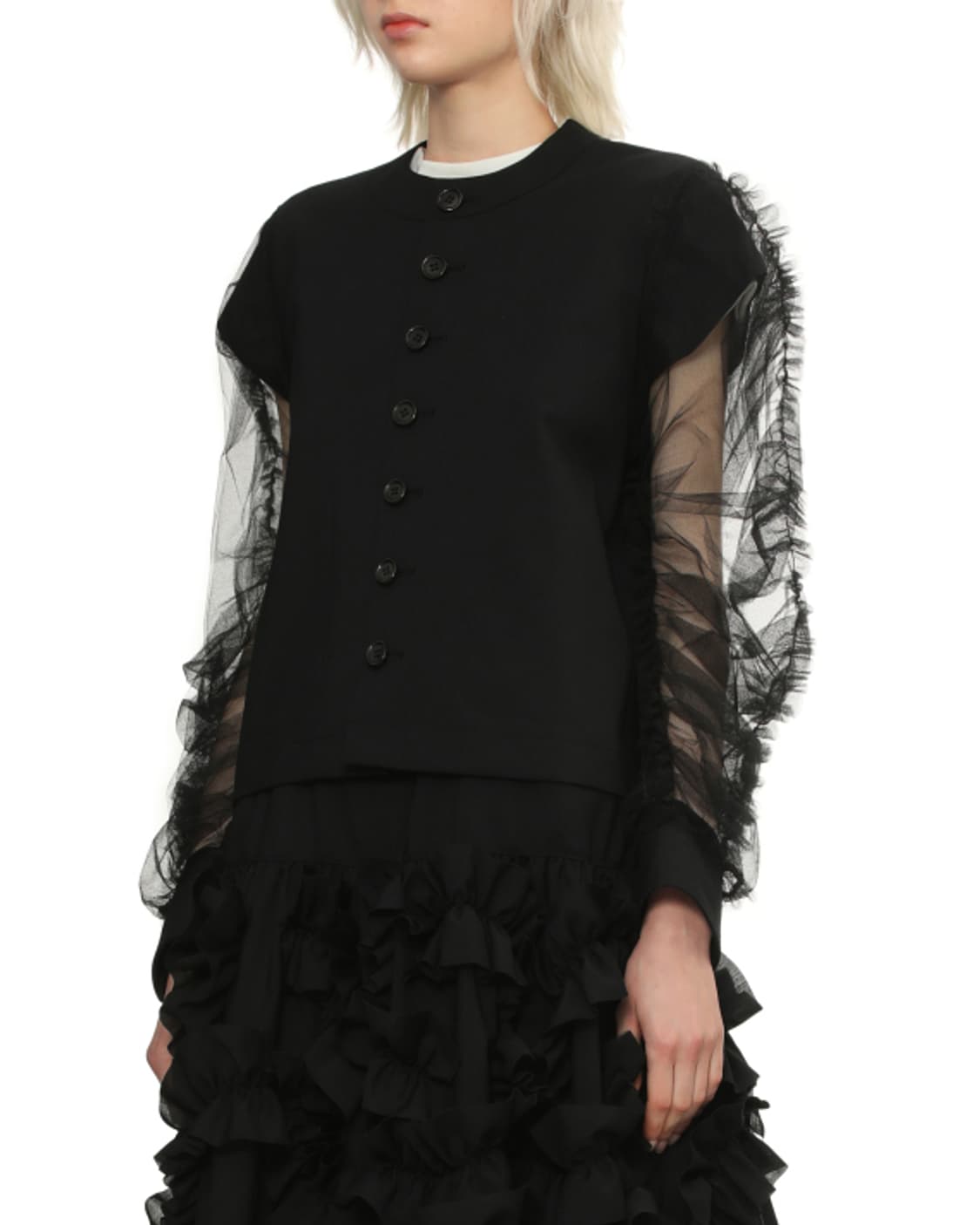 새상품 꼼데가르송 타오 쉬어 툴 롱슬리브 자켓 S 상품이미지6