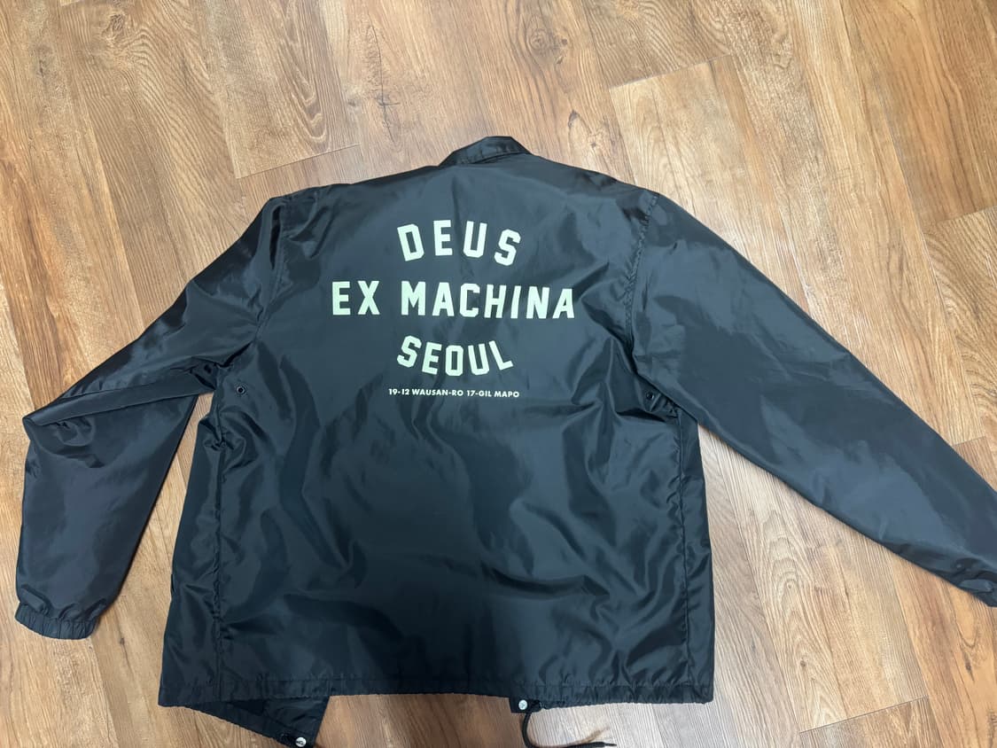 데우스 서울 코치자켓 /XL사이즈 / 블랙 상품이미지3