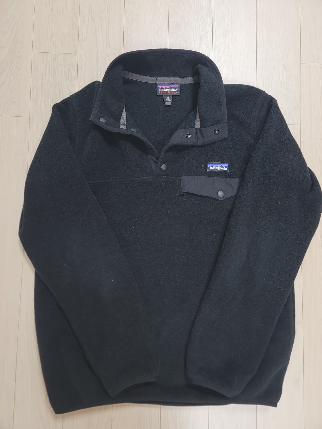 [여자M] 파타고니아 신칠라 라이트웨이트 올블랙 상품이미지1