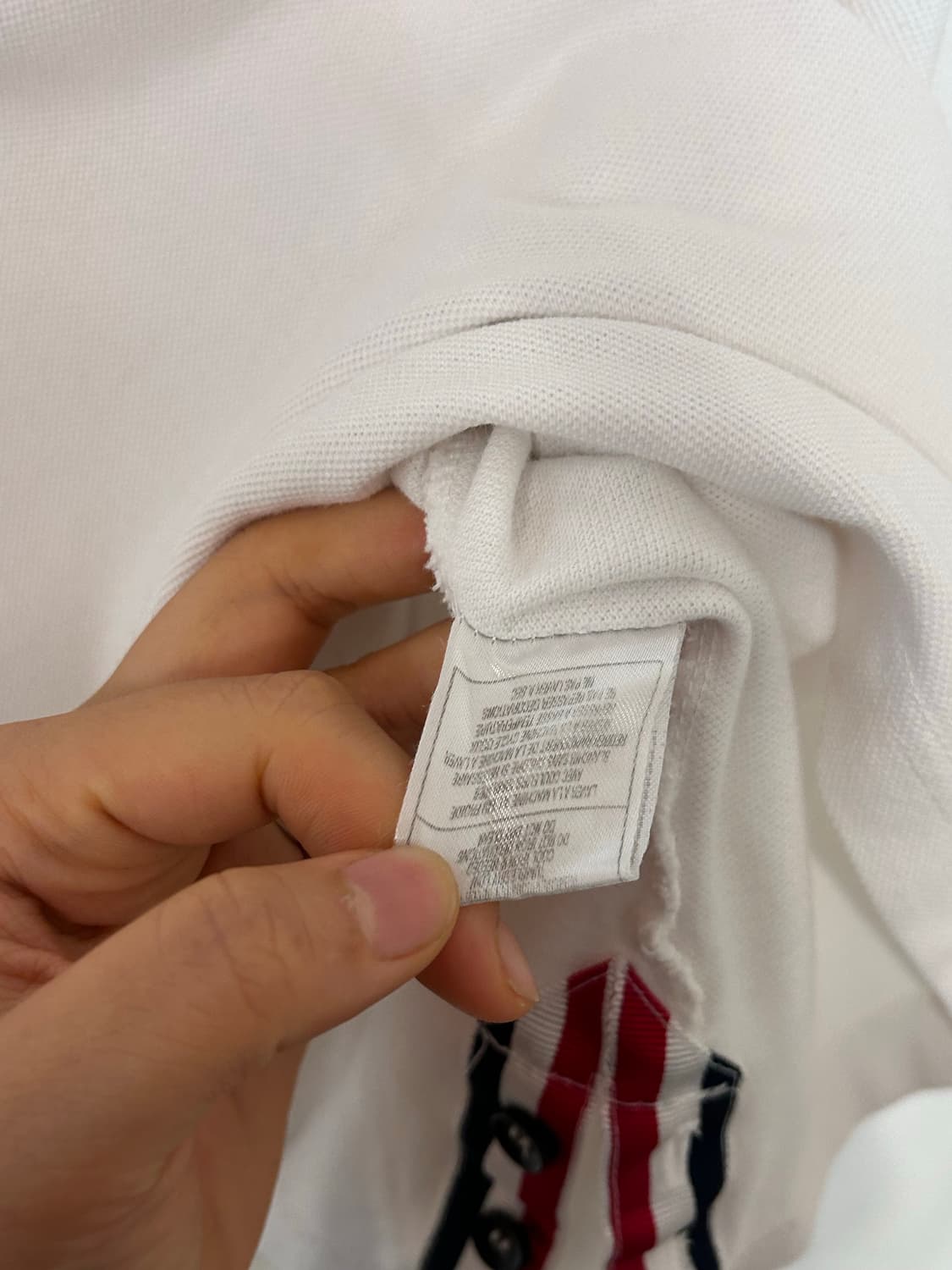 톰브라운 화이트 반팔 카라티 사이즈 4 상품이미지7