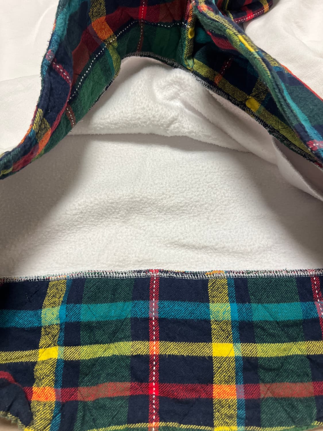 체크 레이어드 후드 맨투맨 / 보드복 이너 추천 / 캐주얼 스트릿 / L 상품이미지7