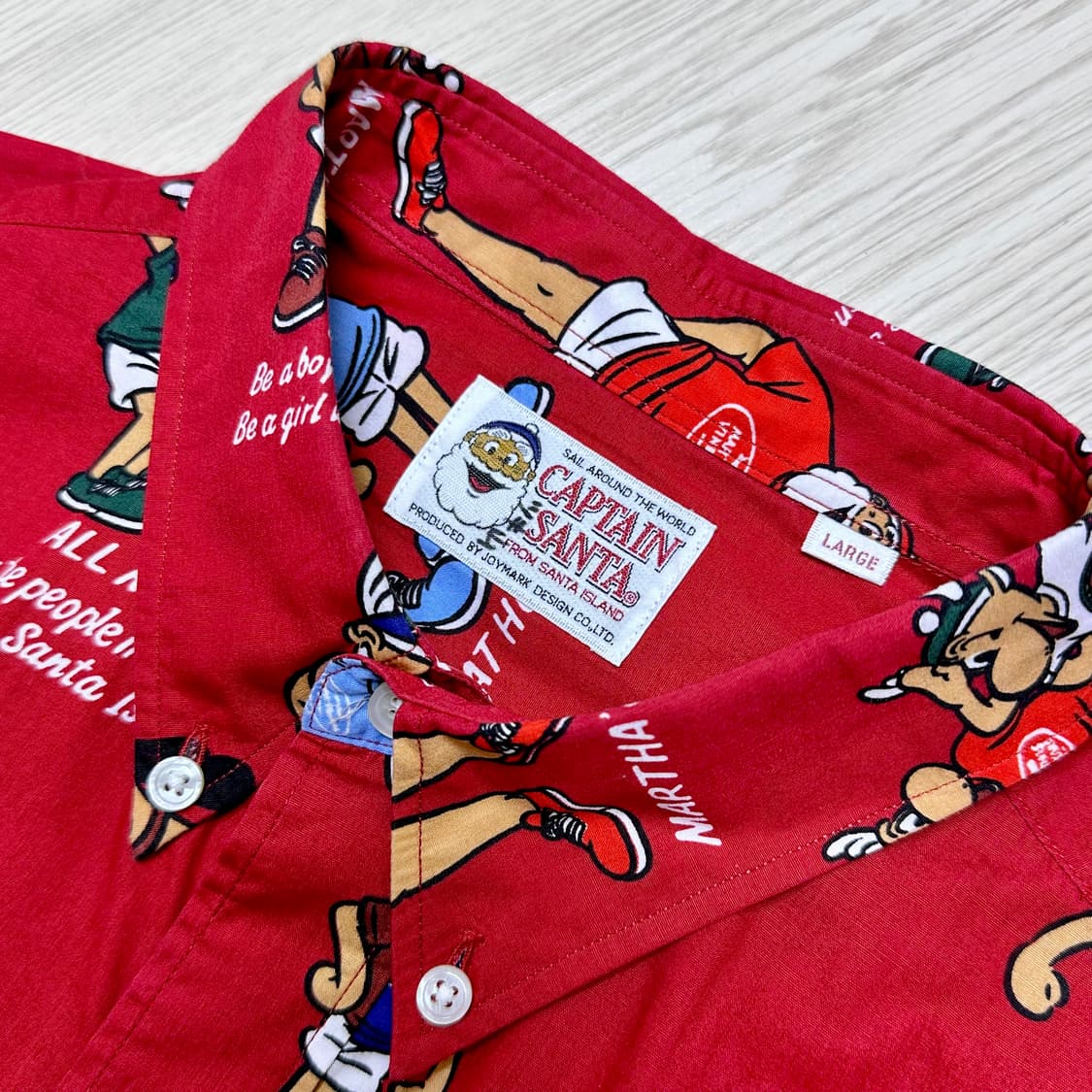 캡틴산타 패턴셔츠 상품이미지4