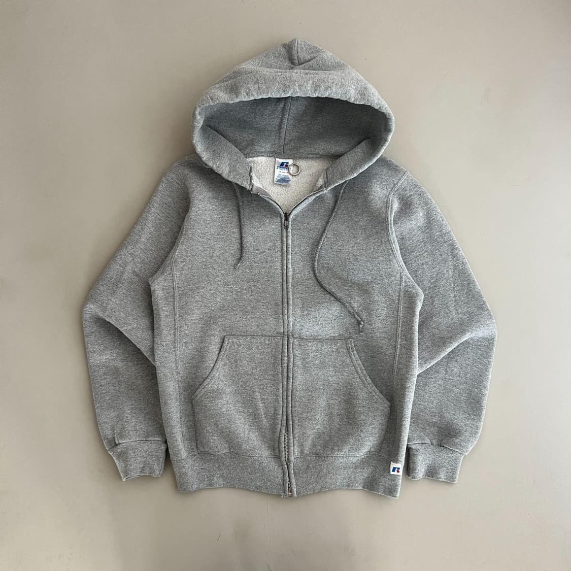 러셀 애슬레틱 스웻 후드집업 그레이 상품이미지1