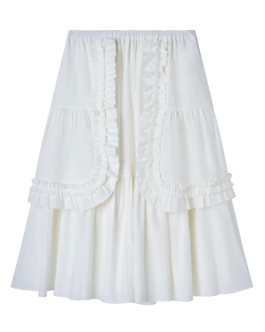 로액슈얼 스커트 화이트 상품이미지1