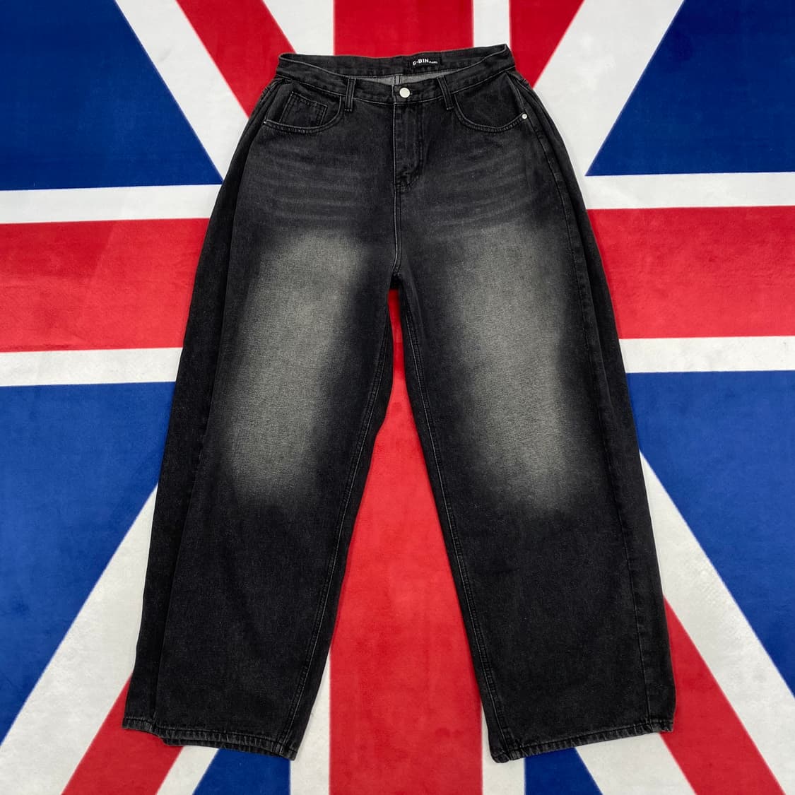빈티지 벌룬 흑청데님팬츠 여성 XL  상품이미지1
