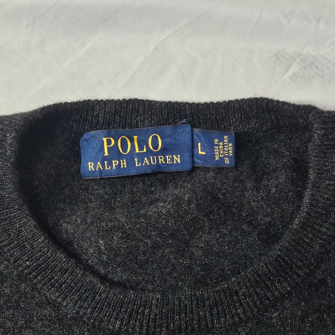 Polo 폴로 랄프로렌 그레이 라운드 니트  상품이미지3