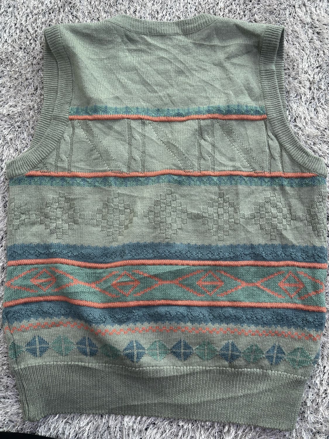 일본판 LUIGI MASSONI 니트조끼 사이즈 100 상품이미지6