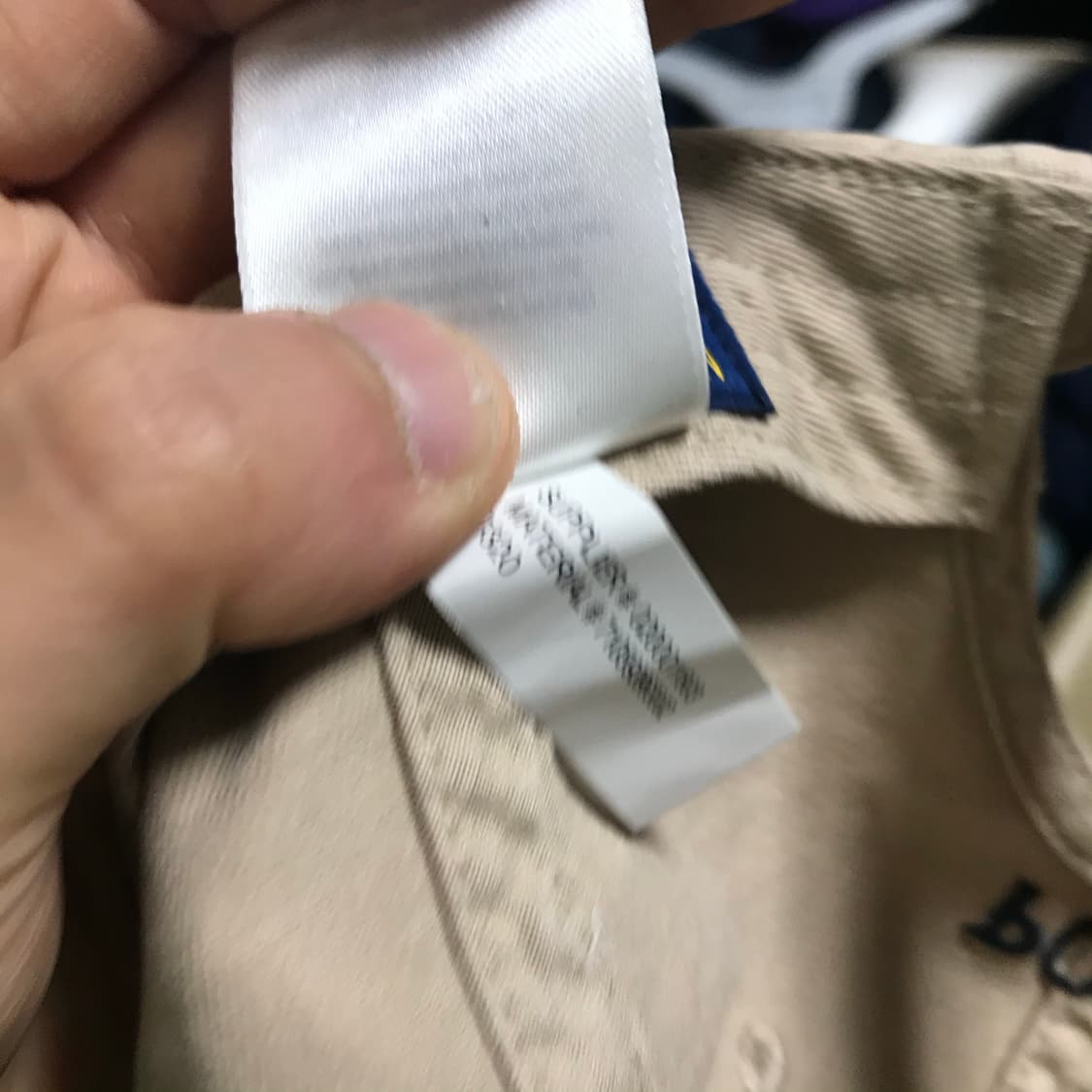 폴로 신형라인 베이지 볼캡 상품이미지7