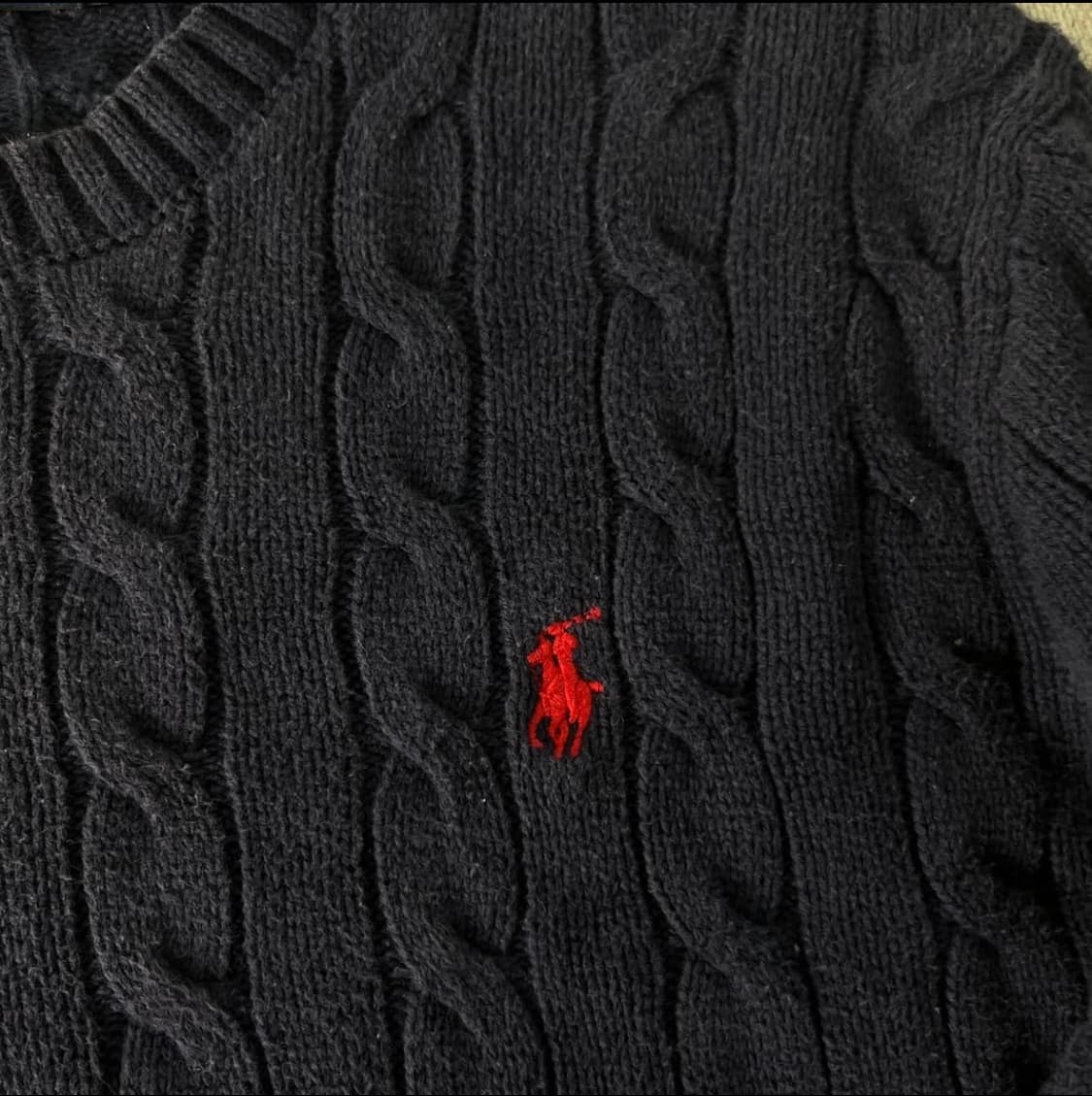 폴로 네이비 니트 M 상품이미지3