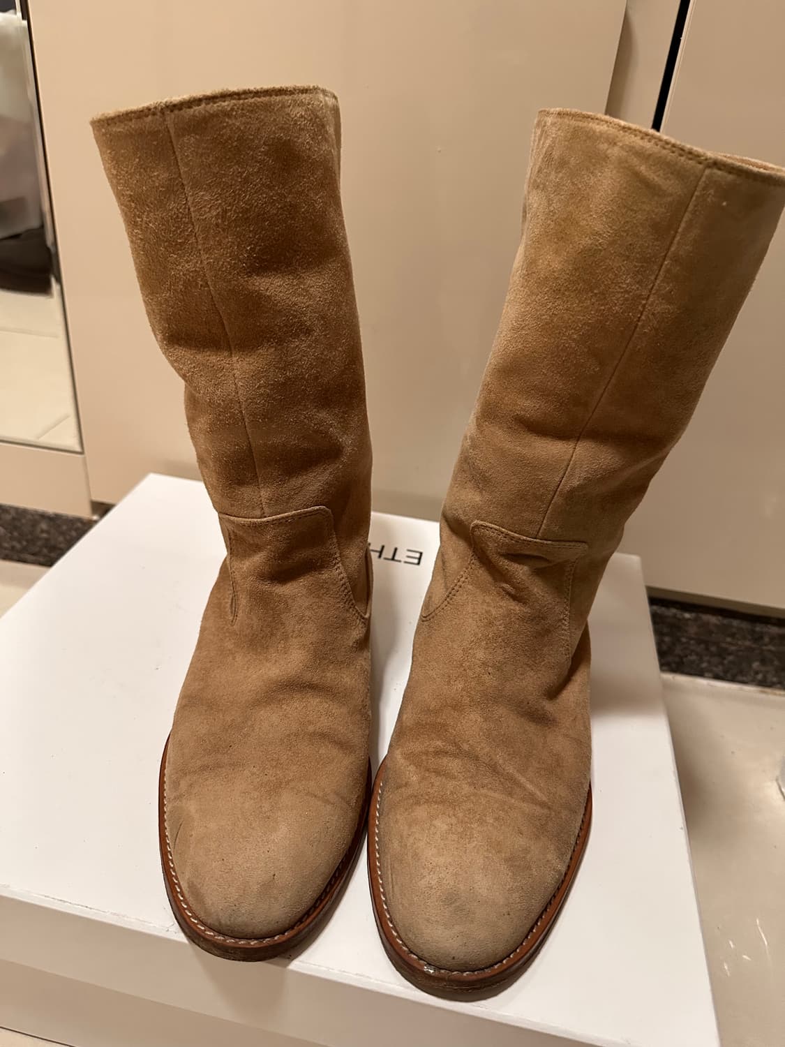 에토스 스웨이드 부츠 상품이미지2