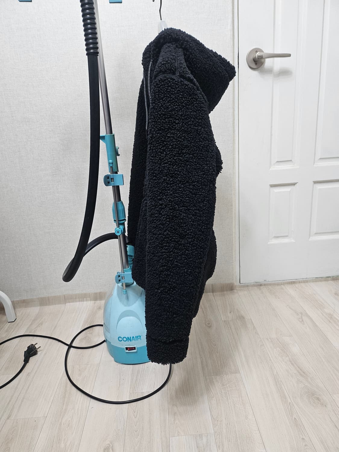 (90)S ♡새상품♡ 아디다스 보아플리스 [블랙] 쉐르파 후리스점퍼 상품이미지4