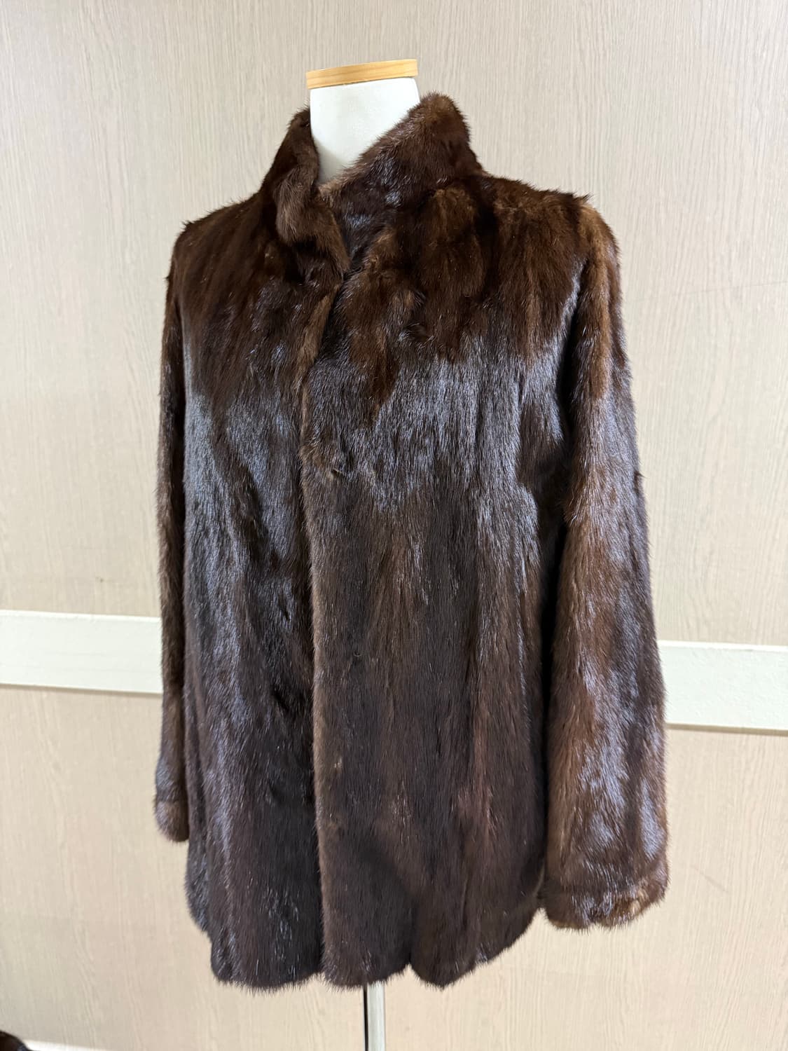 풀스킨 브라운 밍크코트 상품이미지2