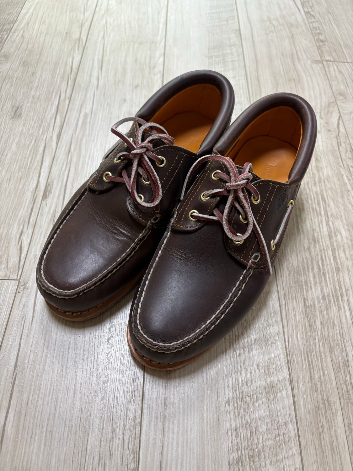 팀버랜드 3아이 보트슈즈 브라운 270 상품이미지1