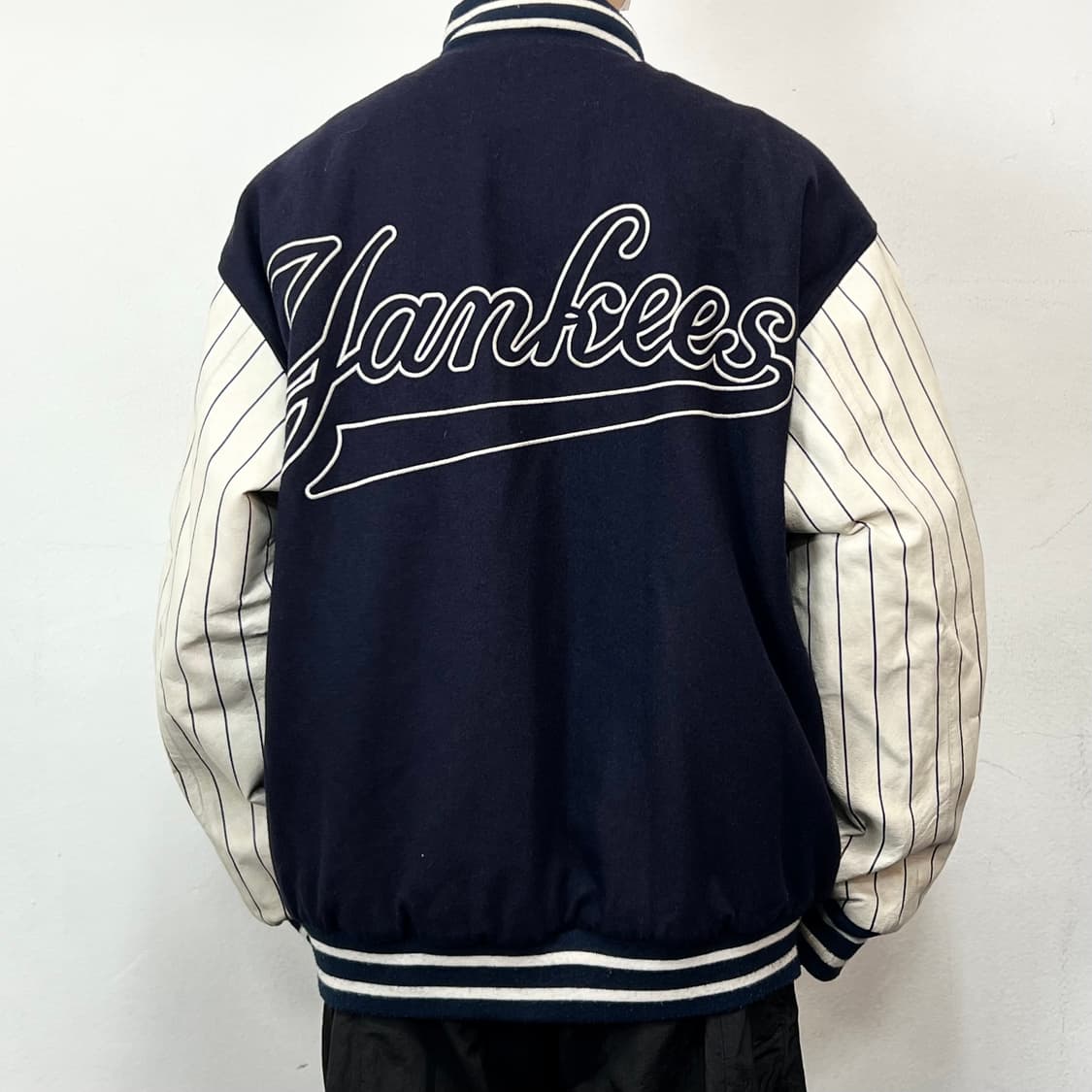 제프 해밀턴 90s 뉴욕 양키즈 리버시블 바시티 자켓 상품이미지2
