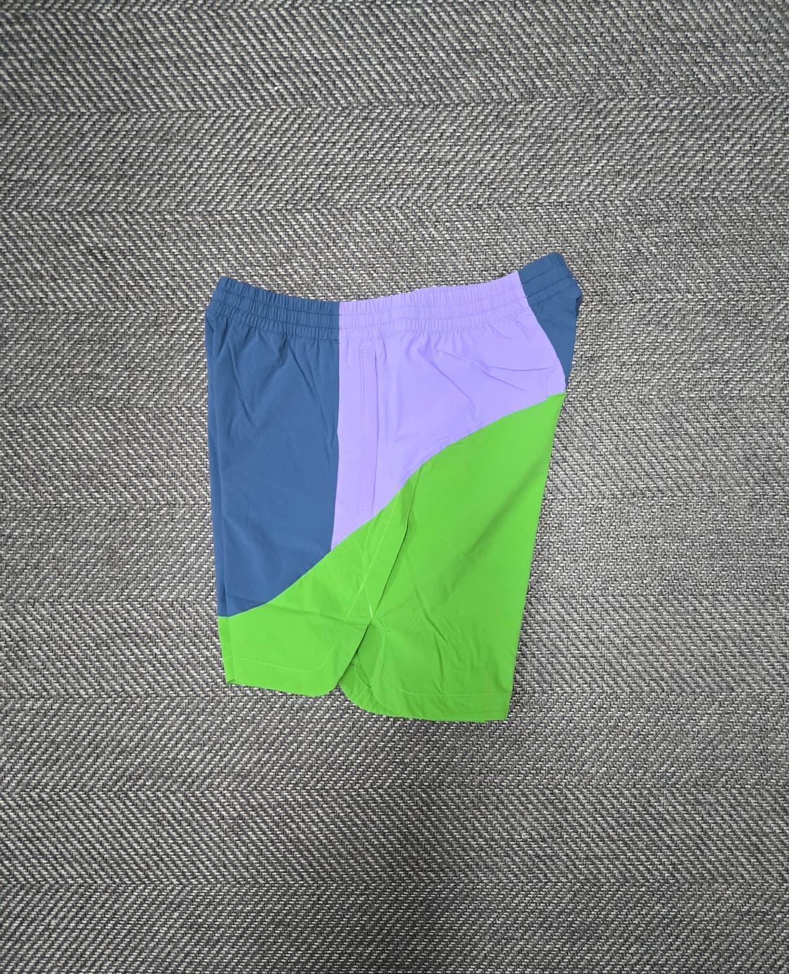 스파이더 컬러블록 우븐 반바지 상품이미지3