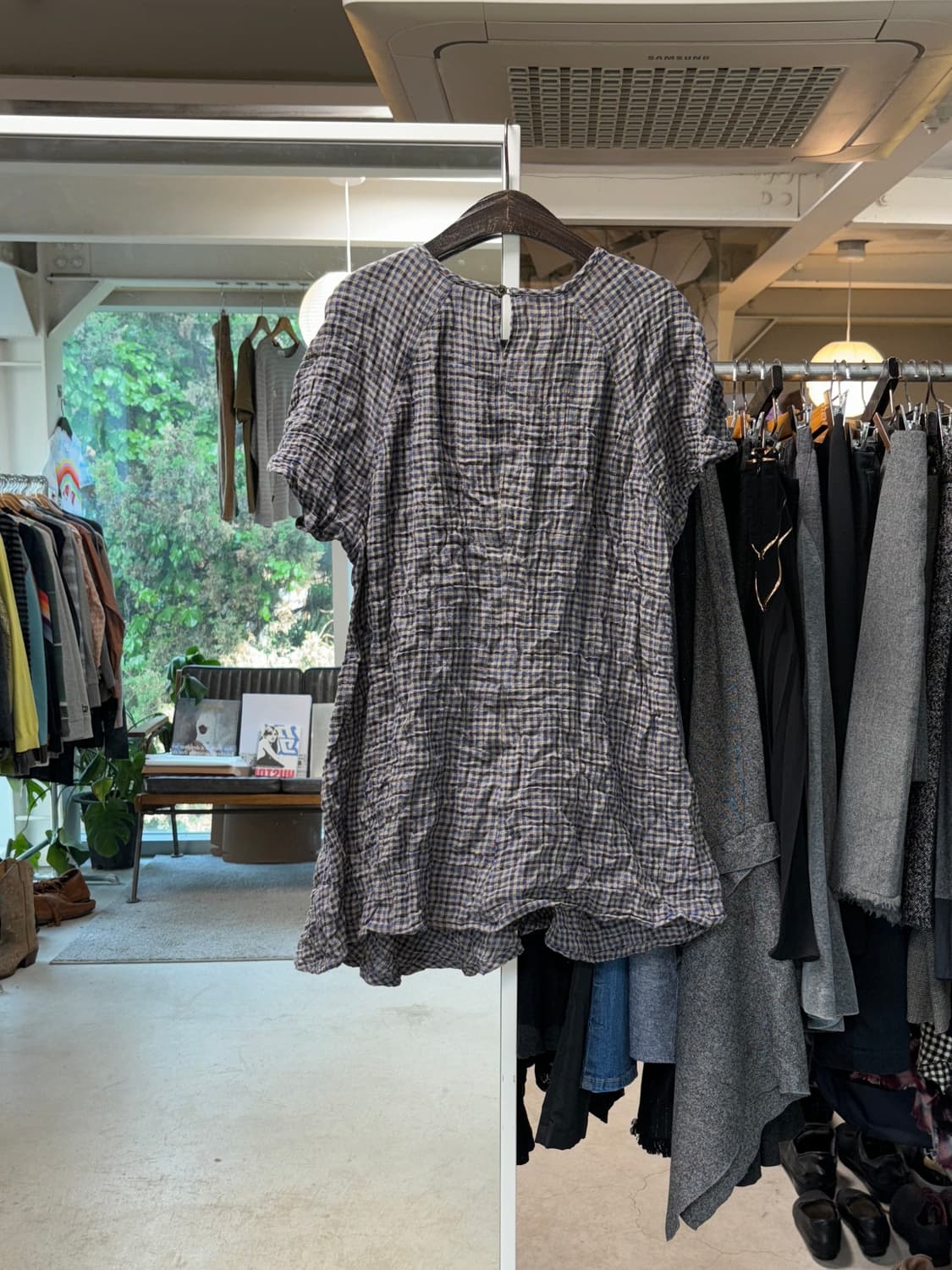 센소유니코 io comme io 체크 원피스 상품이미지2