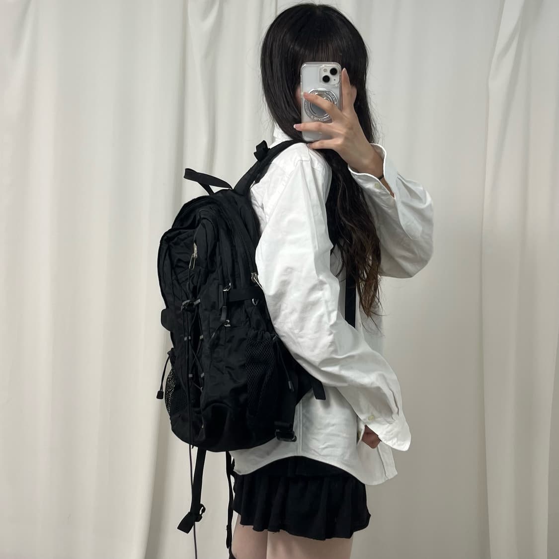 The North Face black backpack 상품이미지2