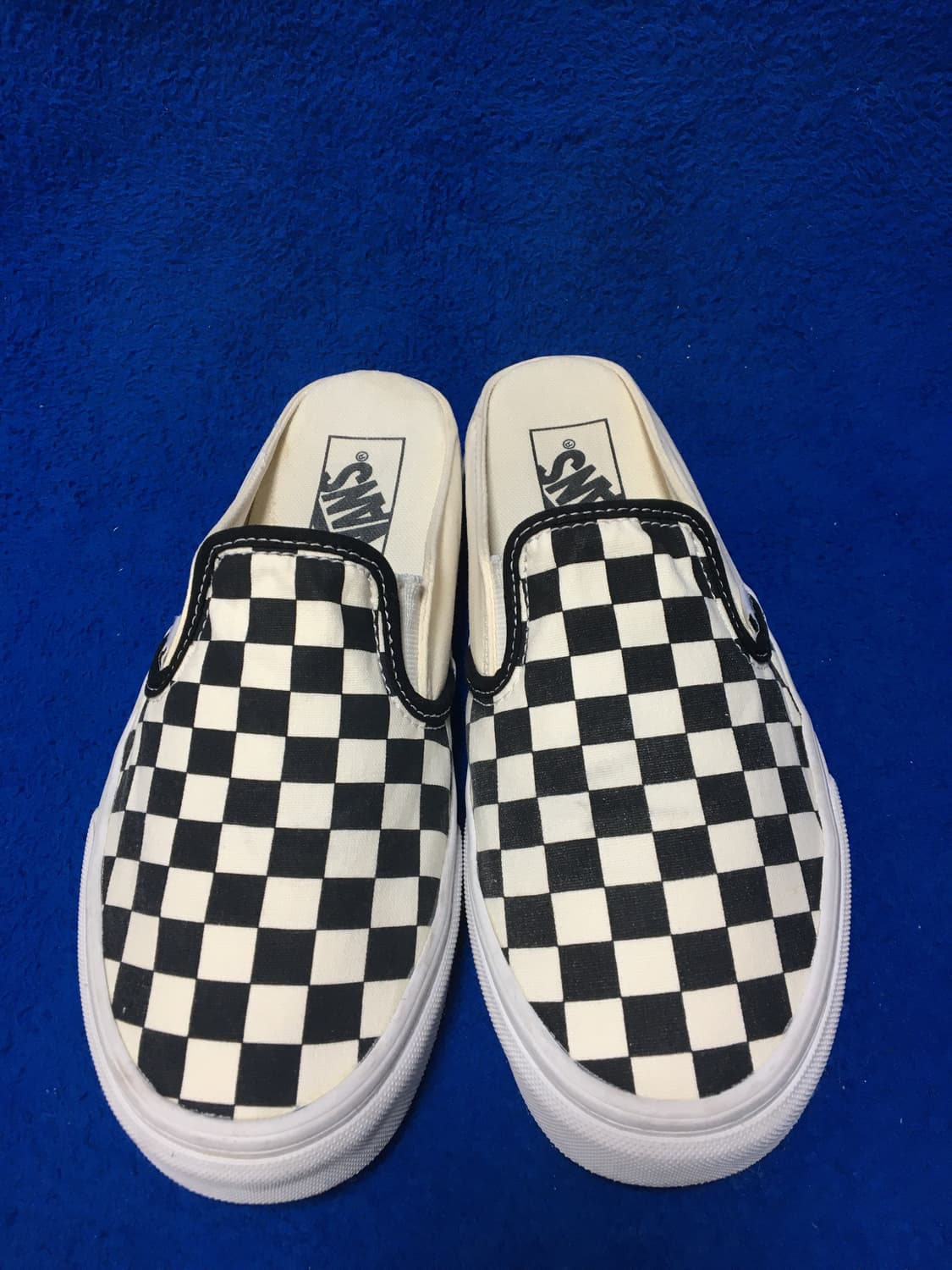 [235mm] 반스 슬립온 뮬 체커보드 Vans 상품이미지6