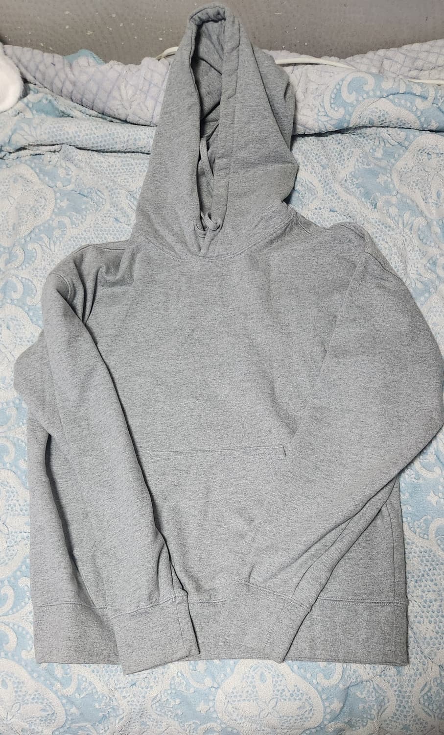 [M] 무신사 스탠다드 무탠다드 헤비웨이트 오버사이즈 후드 티셔츠 그레이 상품이미지2