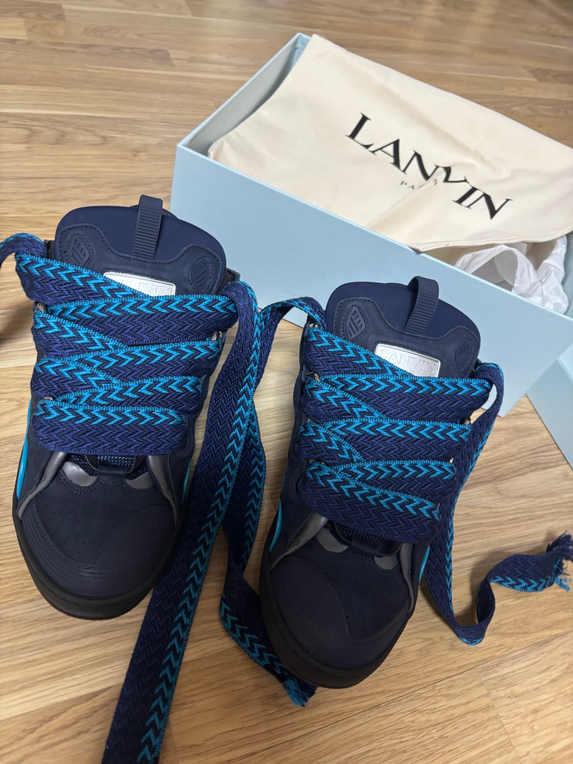 랑방 커브 네이비 44사이즈 팝니다 상품이미지1