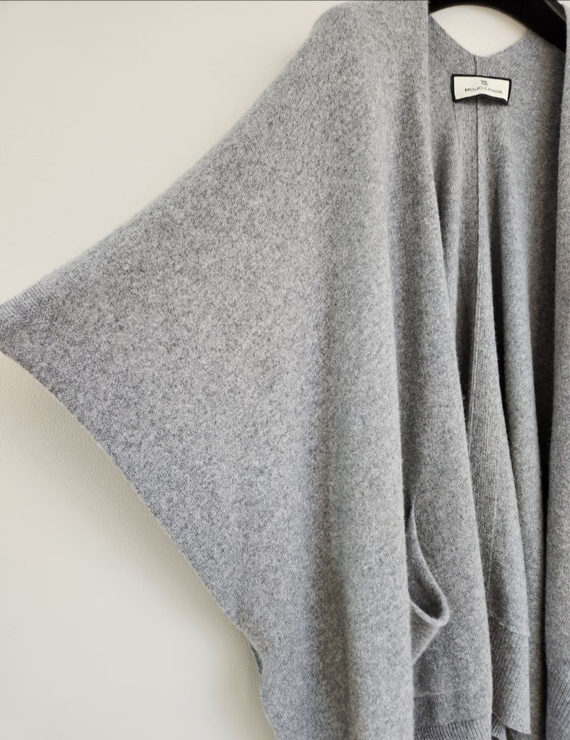 (1회착용)모조에스핀 캐시미어울 숄 상품이미지4