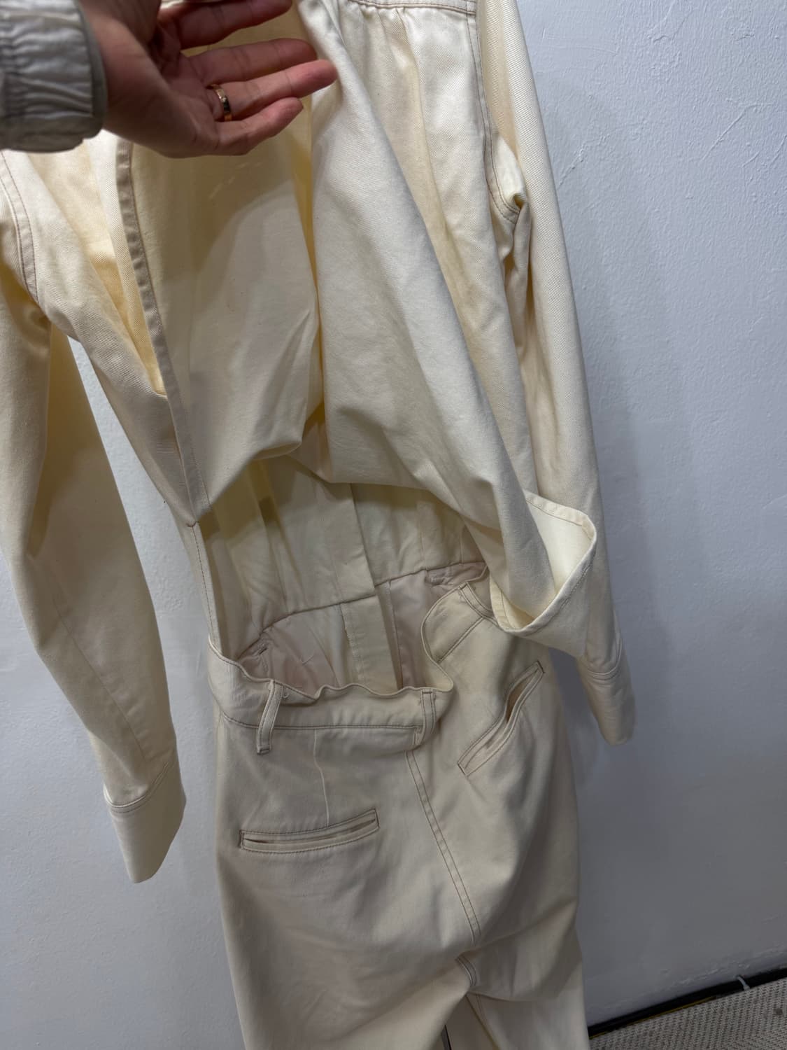 정춤) 11AM 일레븐아이엠 셔츠형 점프수트 S 상품이미지6