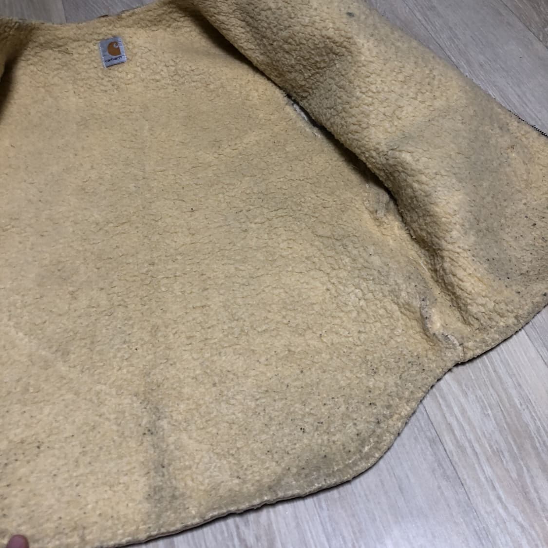 (M) 80's 미국제조 칼하트 Carhartt 덕캔버스 쉐르파 베스트  상품이미지3