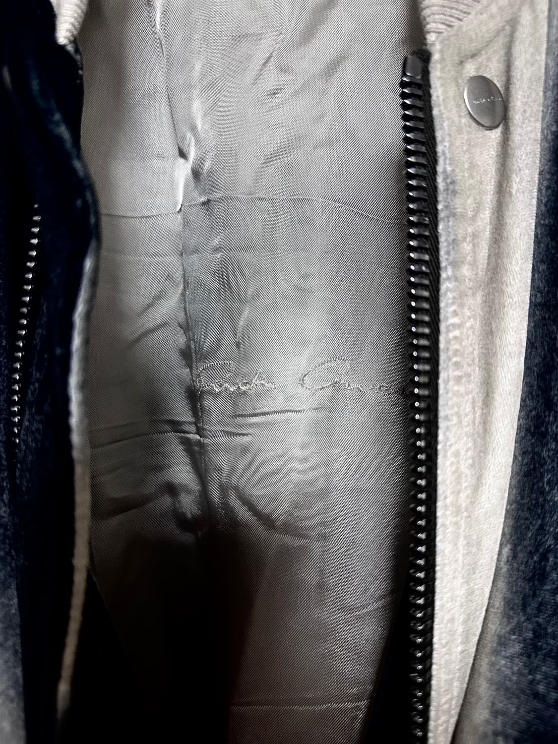 Rick Owens “Velvet Bomber Fog Wash 자켓 상품이미지5