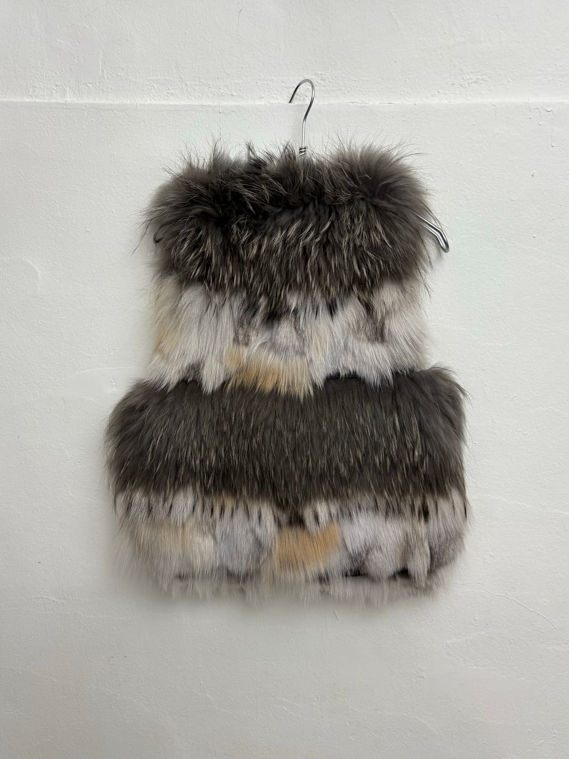 빈티지 퍼 조끼 자켓 상품이미지2