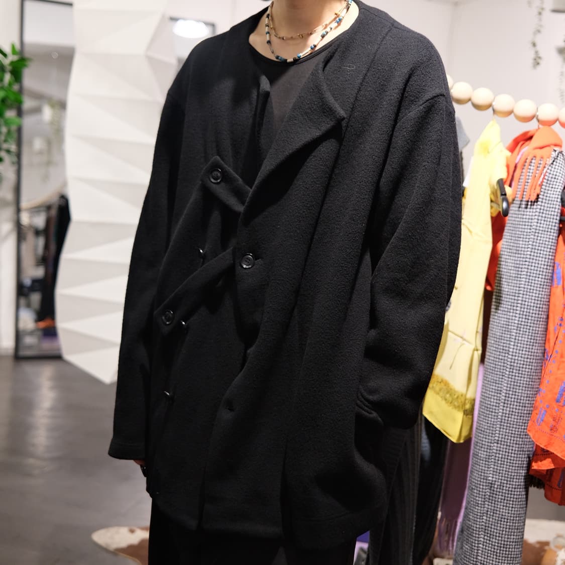 요지야마모토 뿌르옴므 19aw 스트랩 코트 상품이미지4