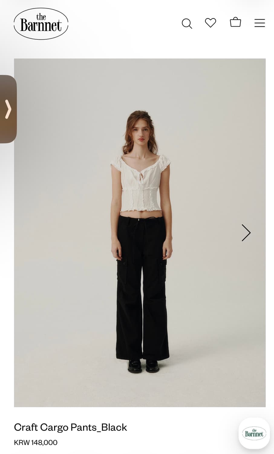 더바넷 craft cargo pants black  상품이미지1