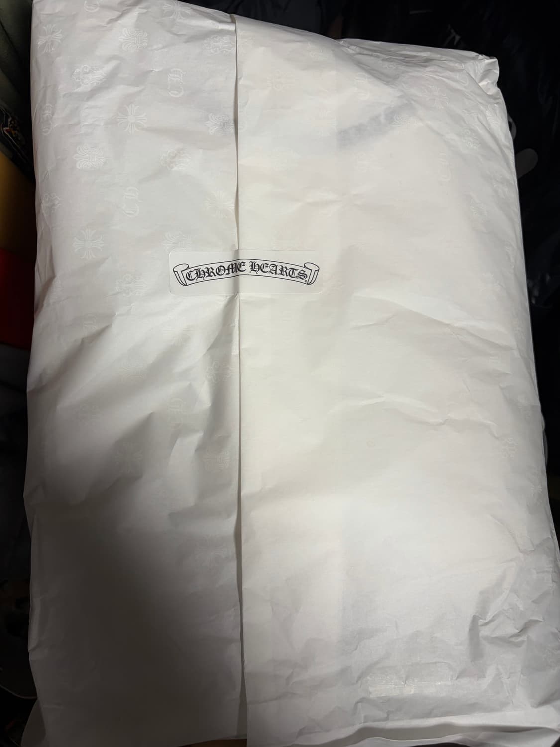 크롬하츠 넥 로고 크루넥 스웨트셔츠 화이트 상품이미지4