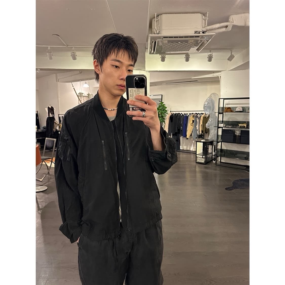 요코 사카모토 오버사이즈 봄버 자켓 상품이미지5