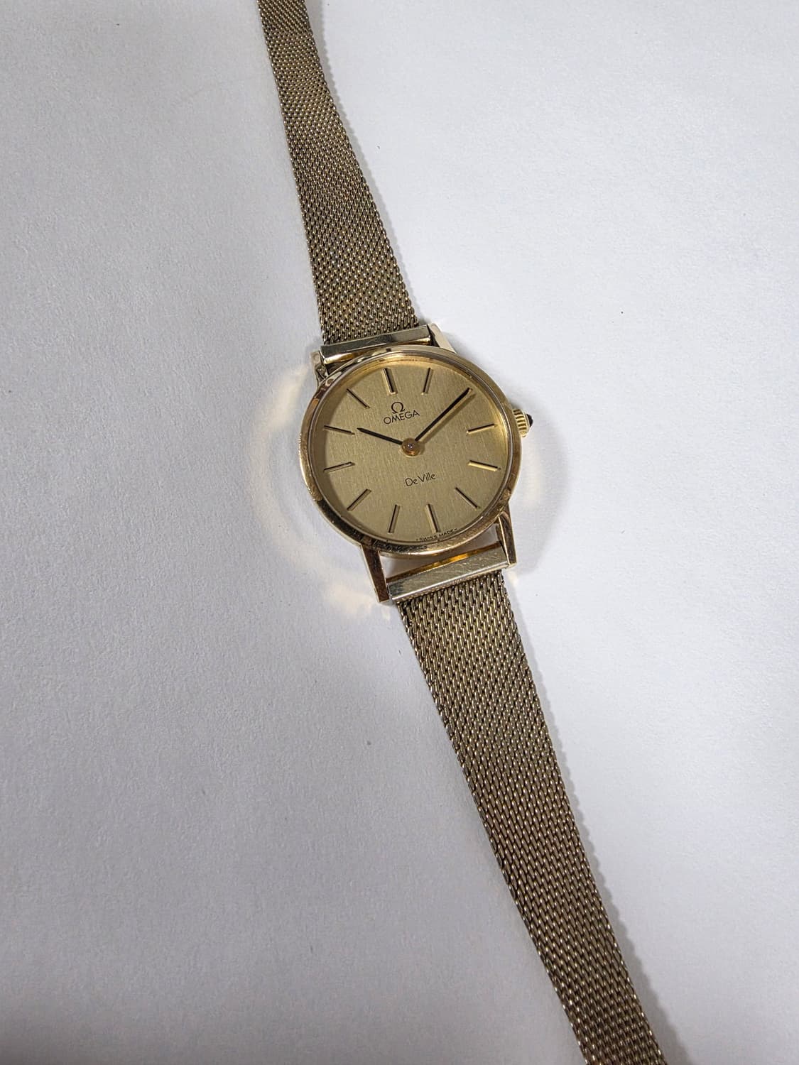 오메가 시계 빈티지 OMEGE 드빌 금장 수동 올제치 여성용 26미리 상품이미지7