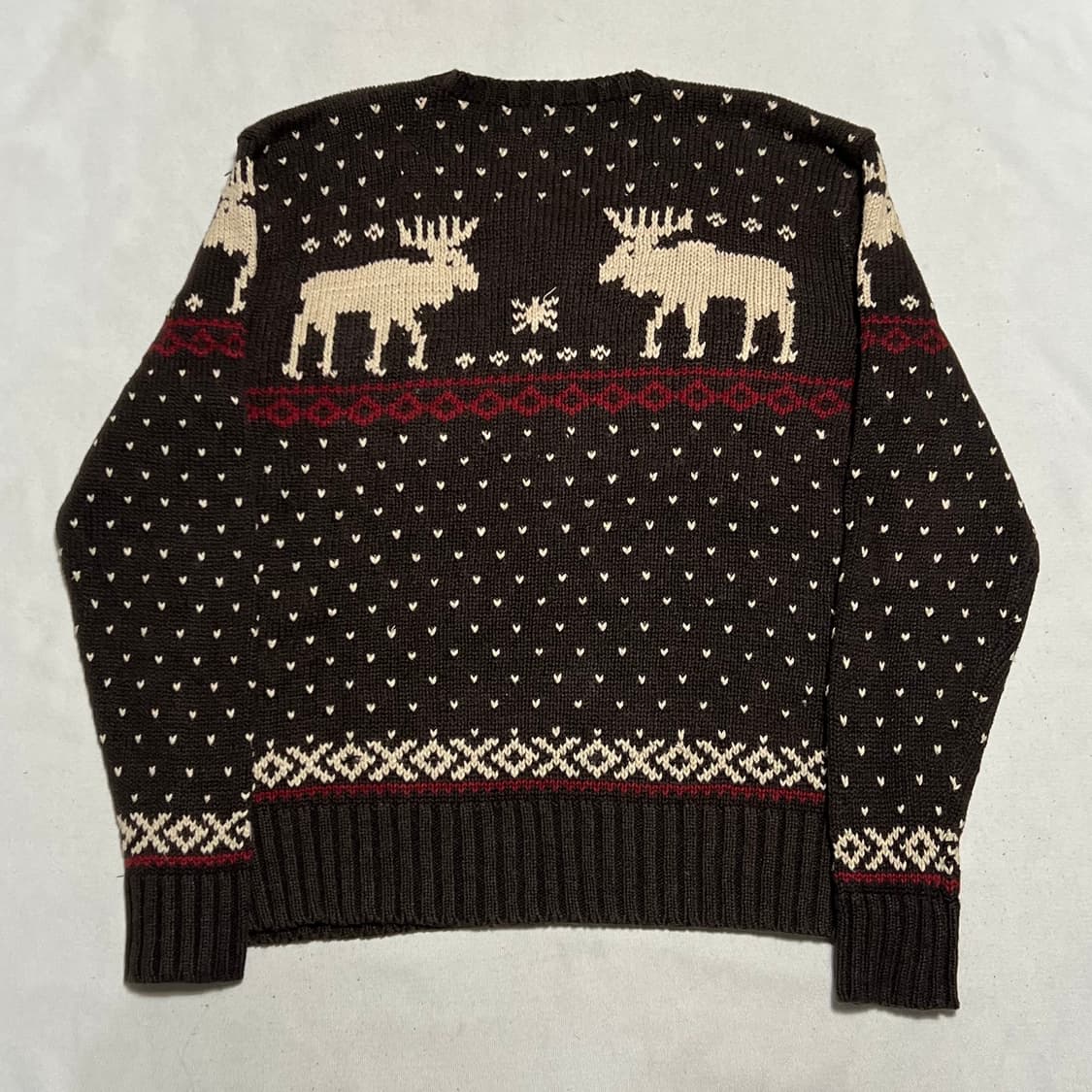 XL 폴로랄프로렌 노르딕 패턴 코튼 린넨 니트 상품이미지3