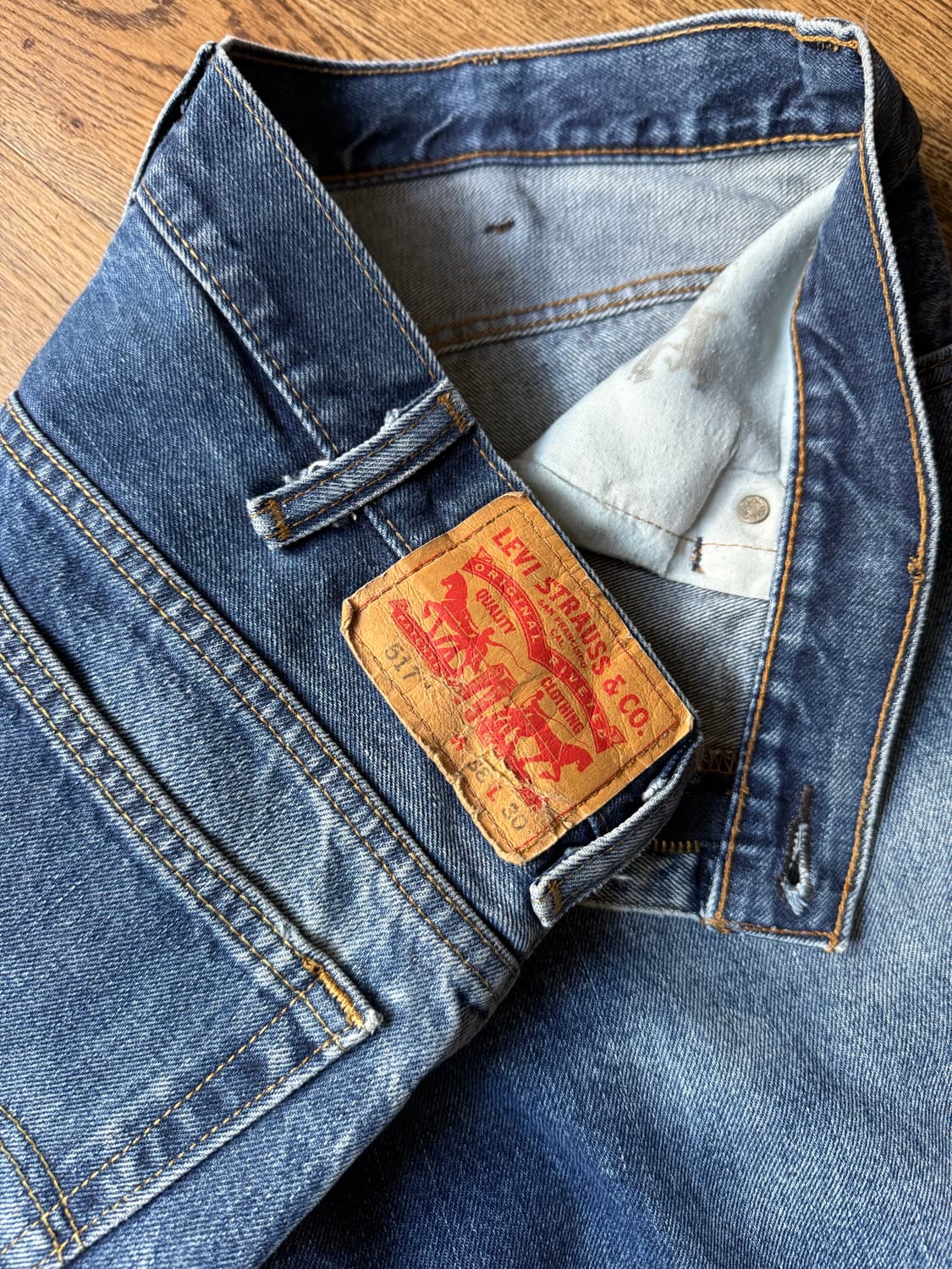 [38]리바이스 517 빈티지 페이딩 플레어진 F35 상품이미지6