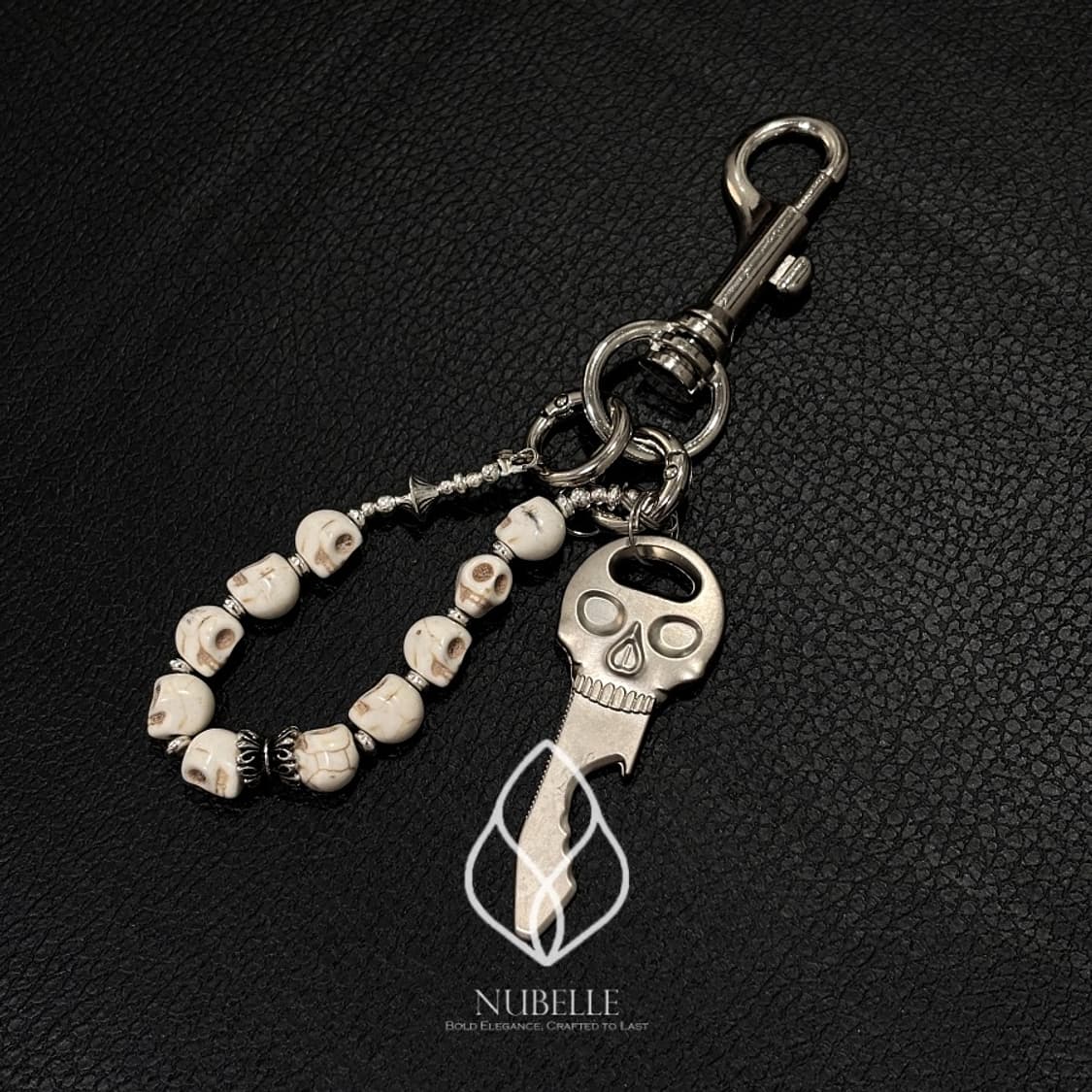 🌗 Skull ring keyring / 빈티지 스컬 키링 열쇠고리 상품이미지3
