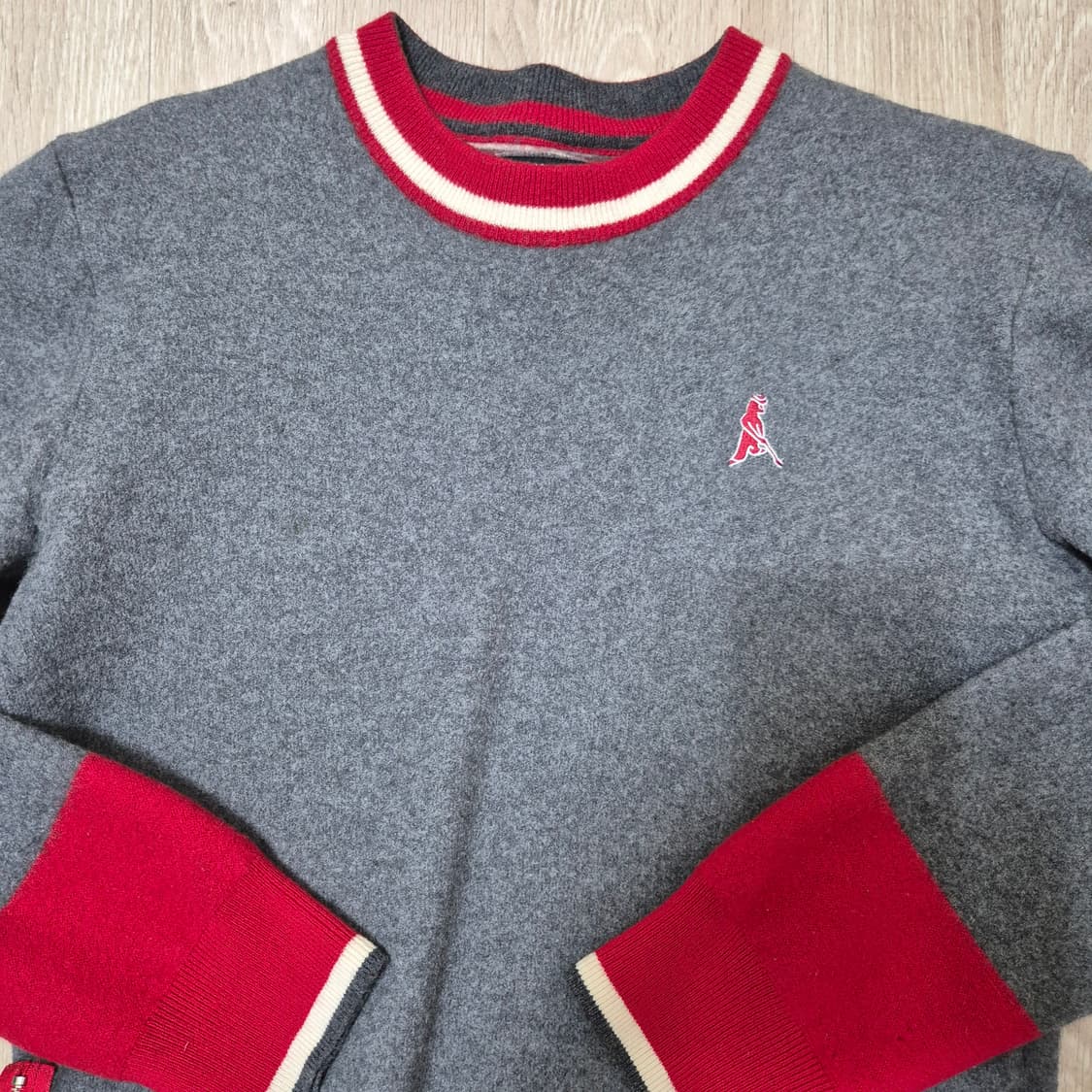 PING 핑 컬렉션 여성 와펜 로고 배색 골프 라운드 니트 상품이미지2