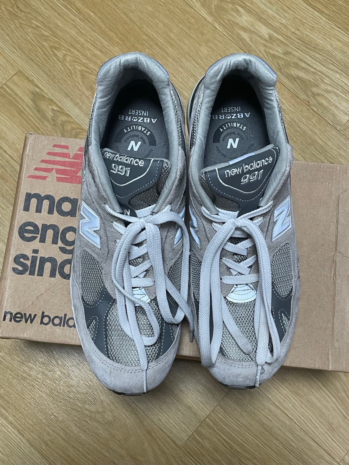 뉴발란스 991 그레이 290사이즈 상품이미지3
