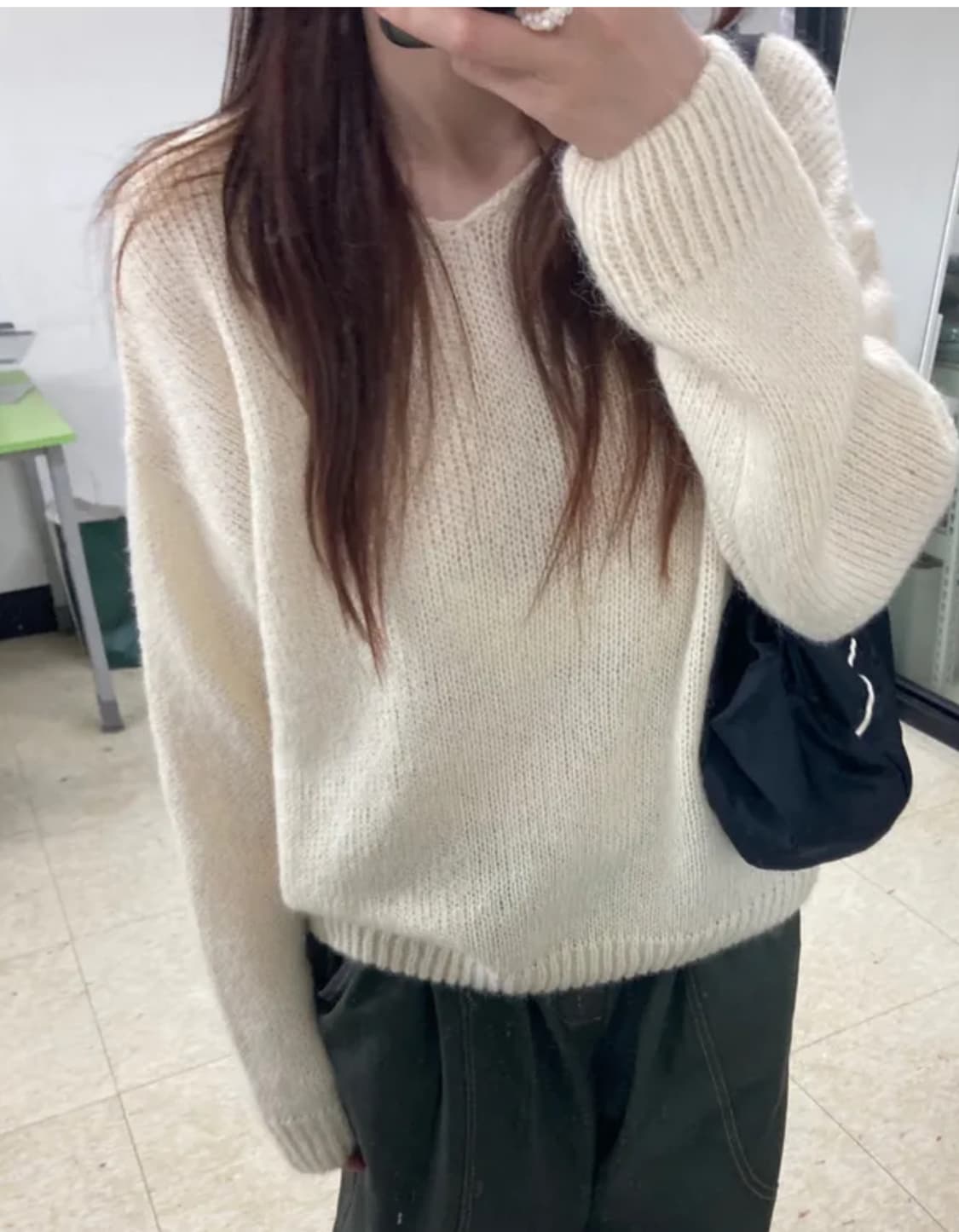 아이보리 니트 상품이미지1