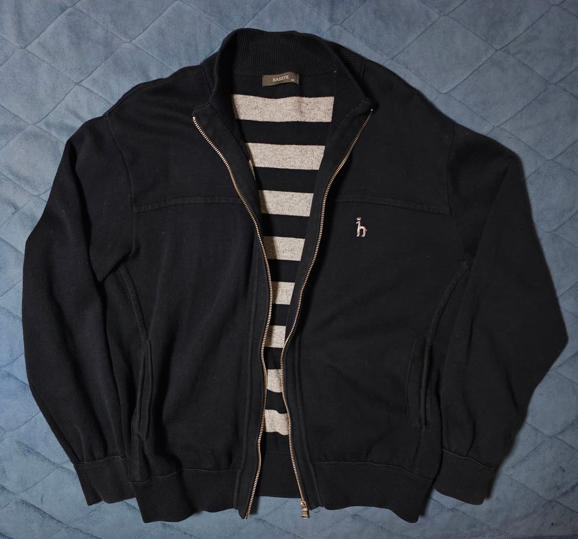 헤지스 남성 니트 집업 자켓 상품이미지2