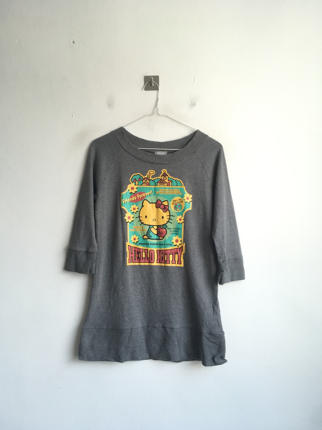 Hello kitty off shoulder printing sweats 상품이미지4