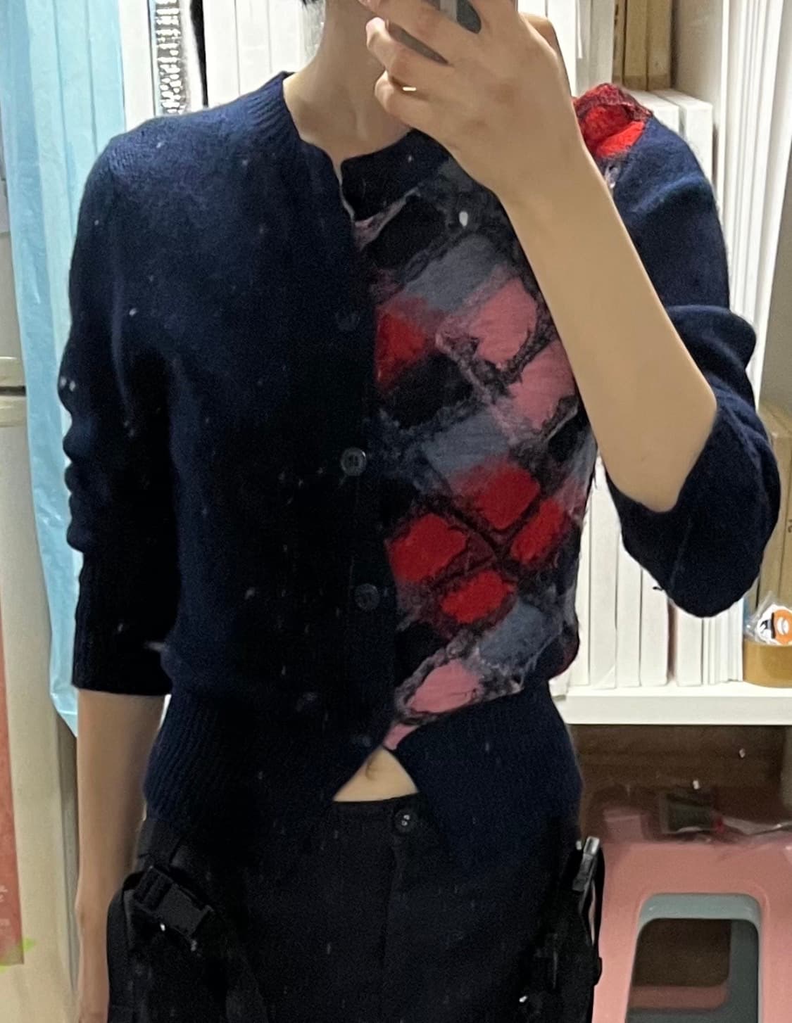 요지야마모토 7부 가디건 상품이미지4